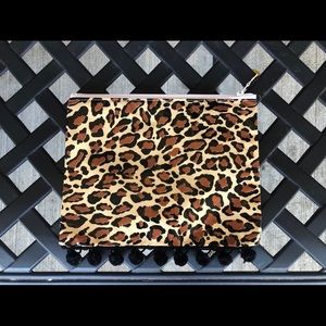 Leaopard print makeup bag